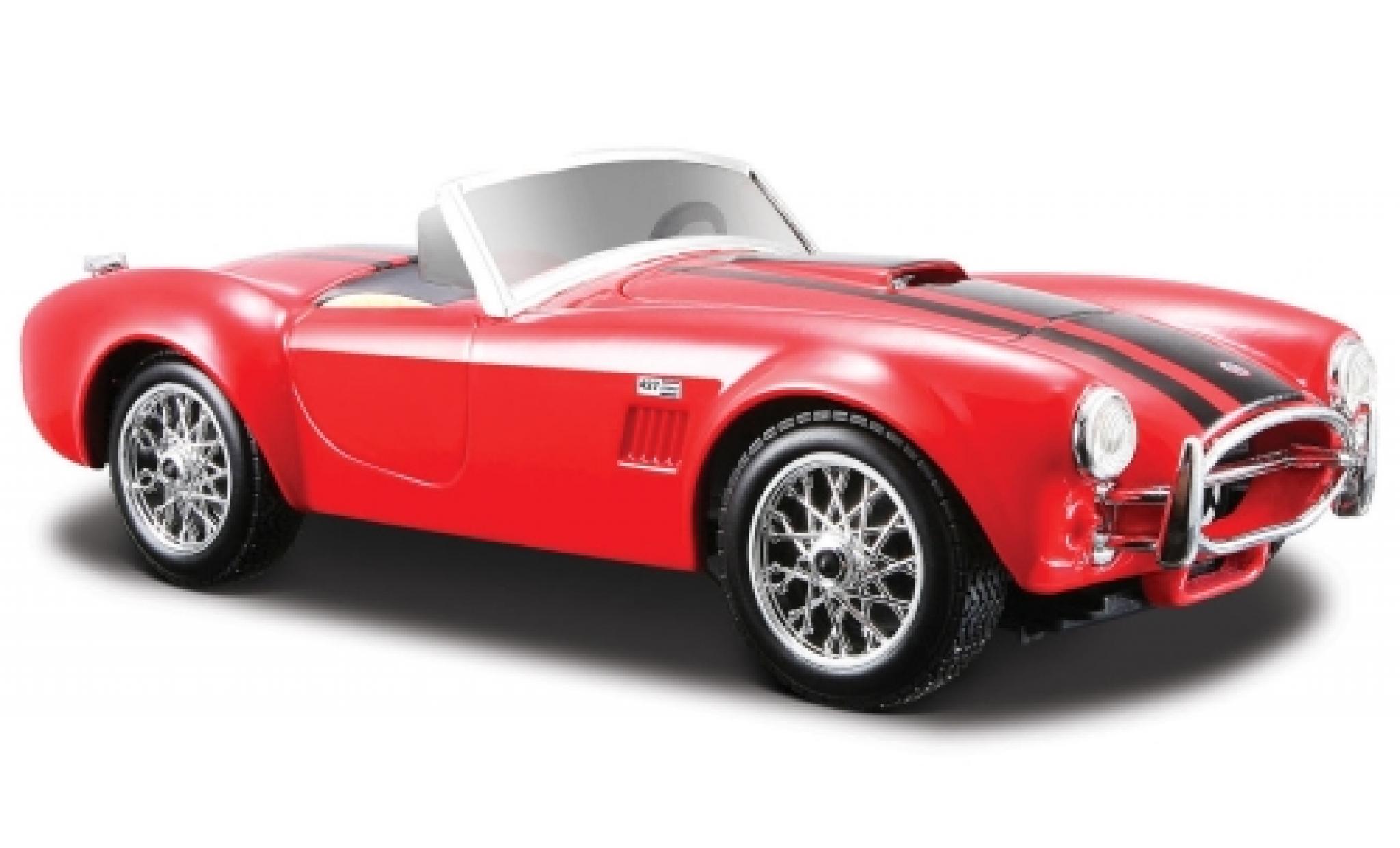 Shelby Cobra 1/24 Maisto 427 rosso 1965 modellino in miniatura
