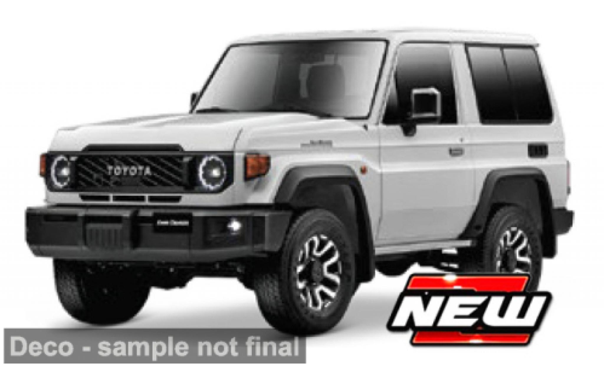 Toyota Land Cruiser 1/43 Maisto 70 weiss 1:43 modellino in miniatura