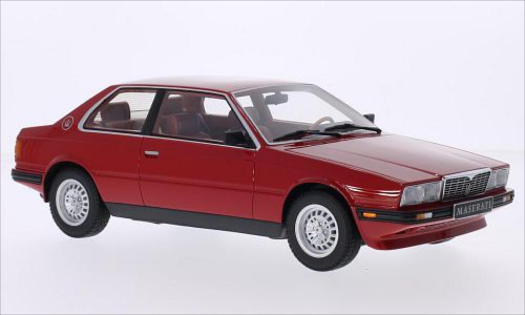 Maserati Biturbo 1/18 Minichamps rosso 1982 modellino in miniatura
