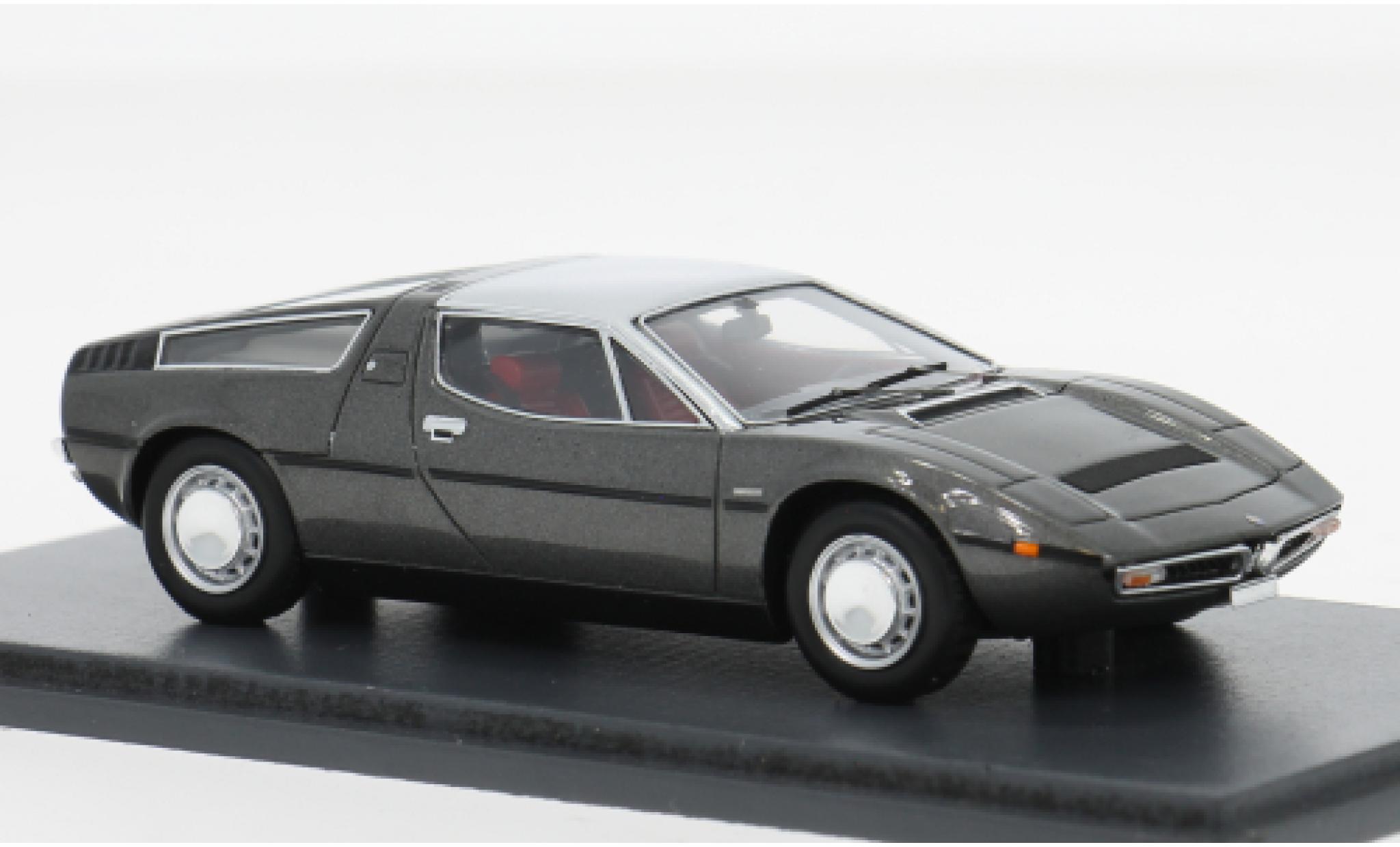 Maserati Bora 1/43 Schuco grau 1971 1:43 modellino in miniatura