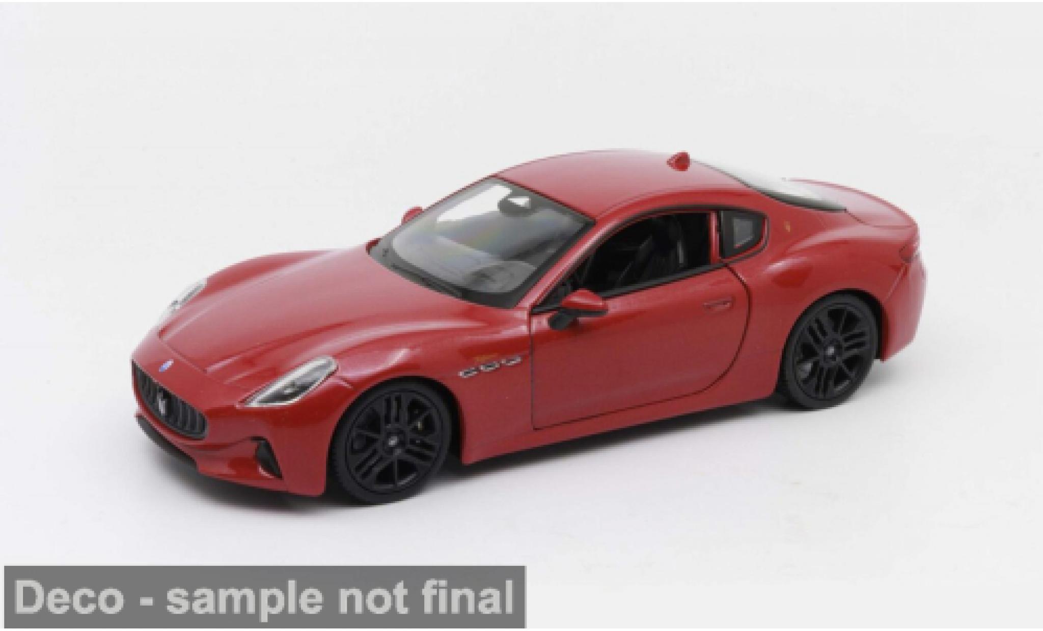 Maserati Gran Turismo 1/24 Welly Folgore rot 2023 1:24 modellino in miniatura