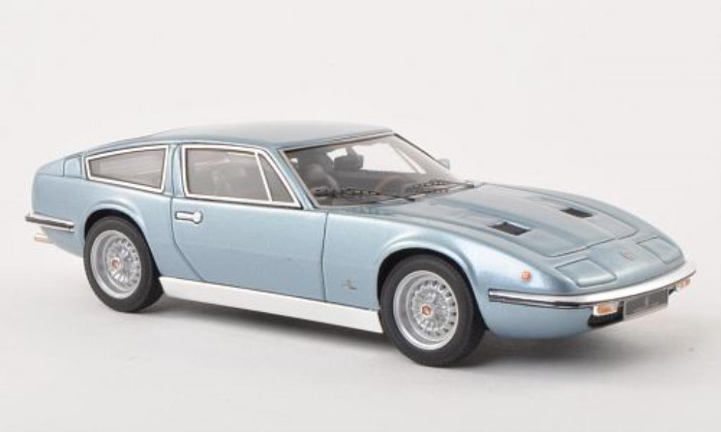 Maserati Indy 1/43 Minichamps blu 1970 modellino in miniatura