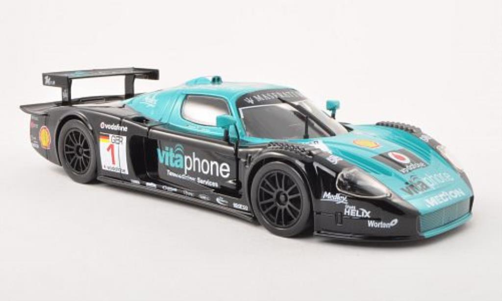 Maserati MC12 1/24 Burago No.1 /A.Bertolini modellino in miniatura