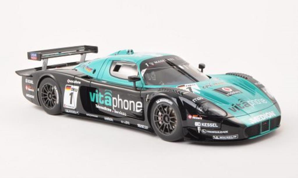 Maserati MC12 1/18 Autoart No.1 Vitaphone Racing Team FIA GT1 2010 /A.Bertolini modellino in miniatura