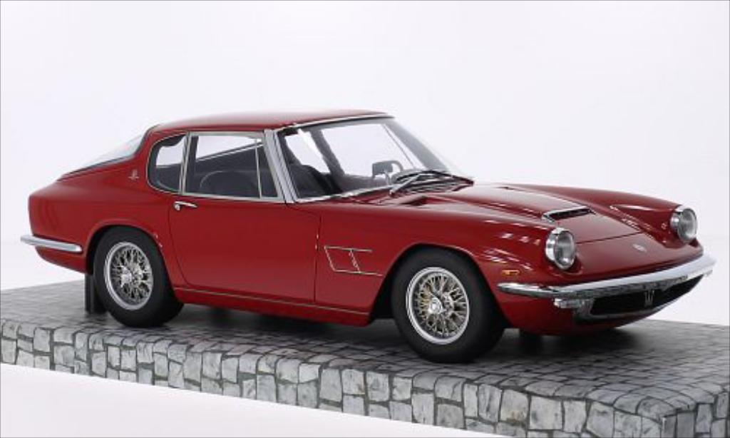 Maserati Mistral 1/18 Minichamps rosso 1963 modellino in miniatura