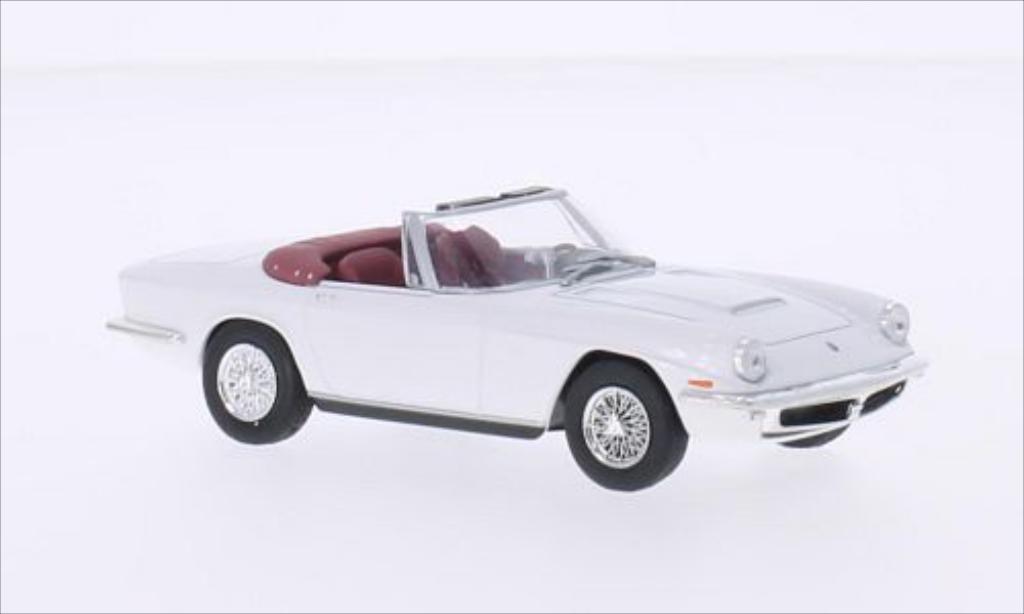 Maserati Mistral 1/43 WhiteBox Spyder bianco modellino in miniatura