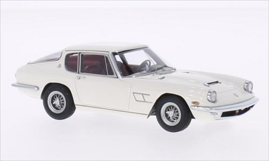 Maserati Mistral 1/43 Minichamps bianco 1963 modellino in miniatura