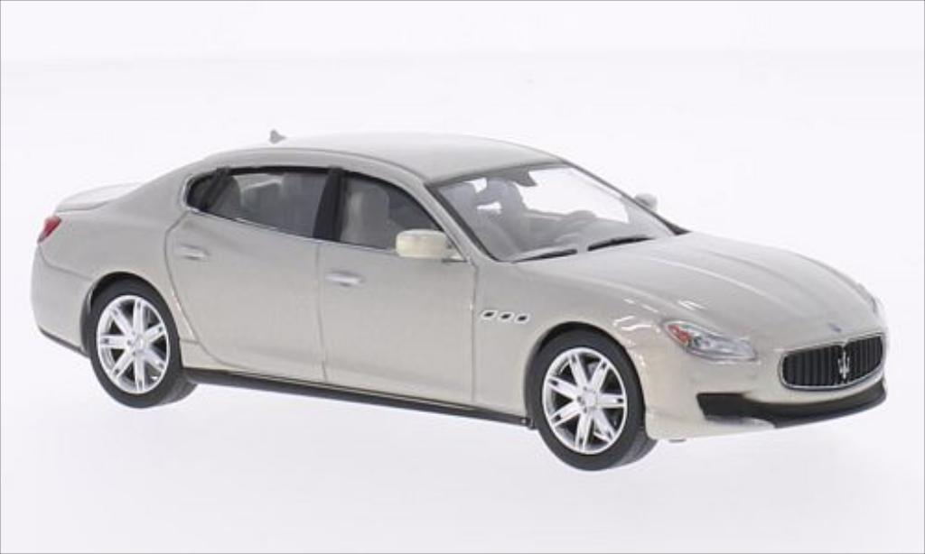 Maserati Quattroporte 1/43 WhiteBox GTS metallico grigio 2013 modellino in miniatura