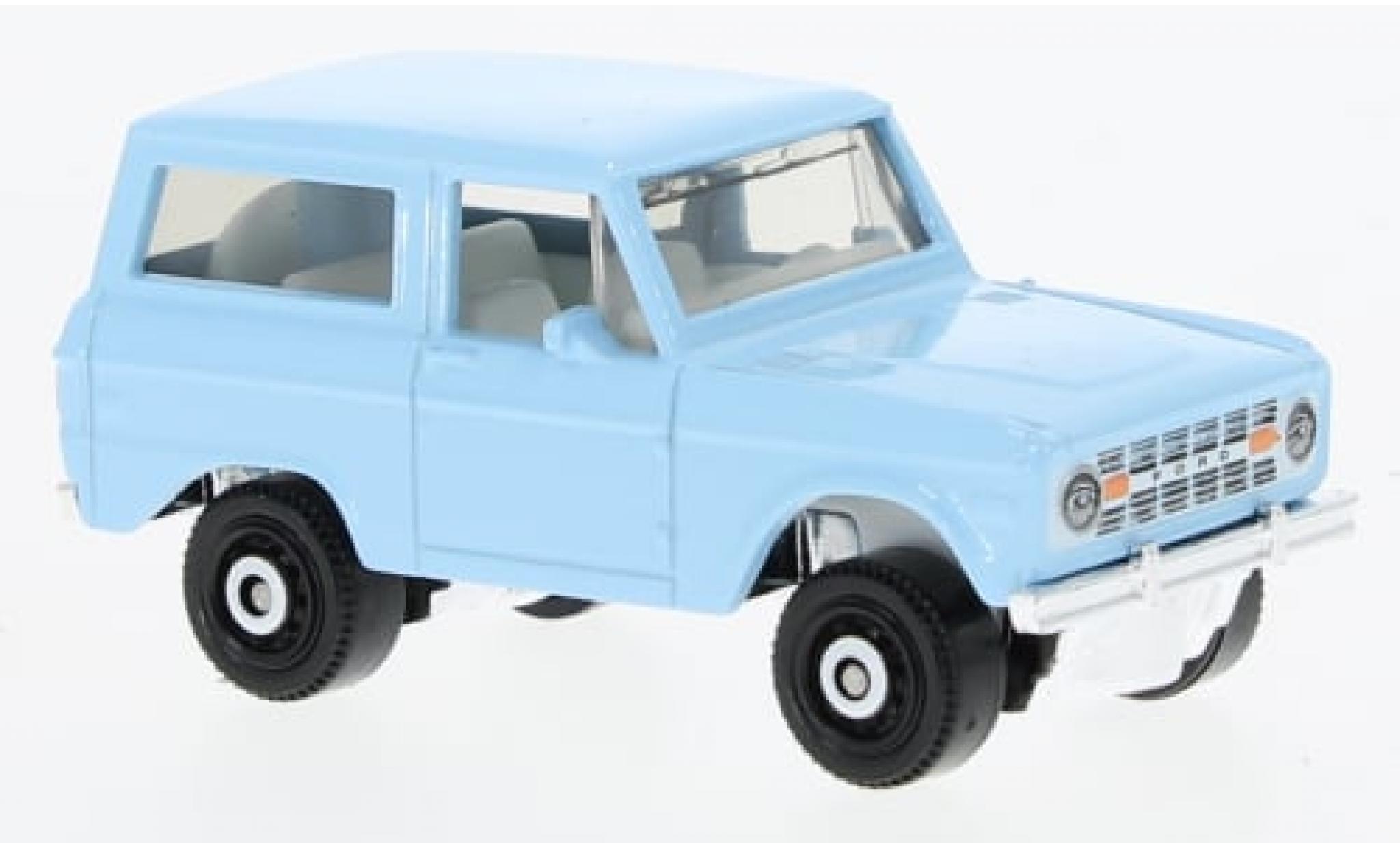 Ford Bronco 1/64 Matchbox blau 1970 1:64 modellino in miniatura