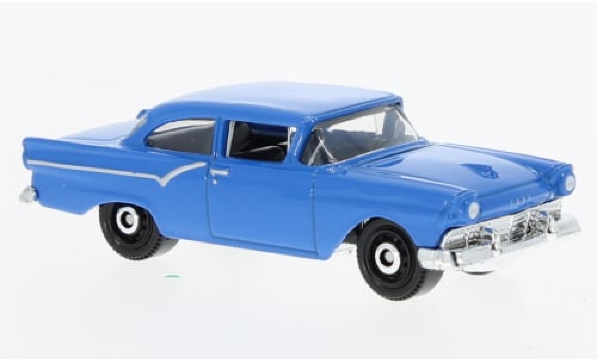 Ford Custom 1/64 Matchbox 300 blau 1:64 modellino in miniatura