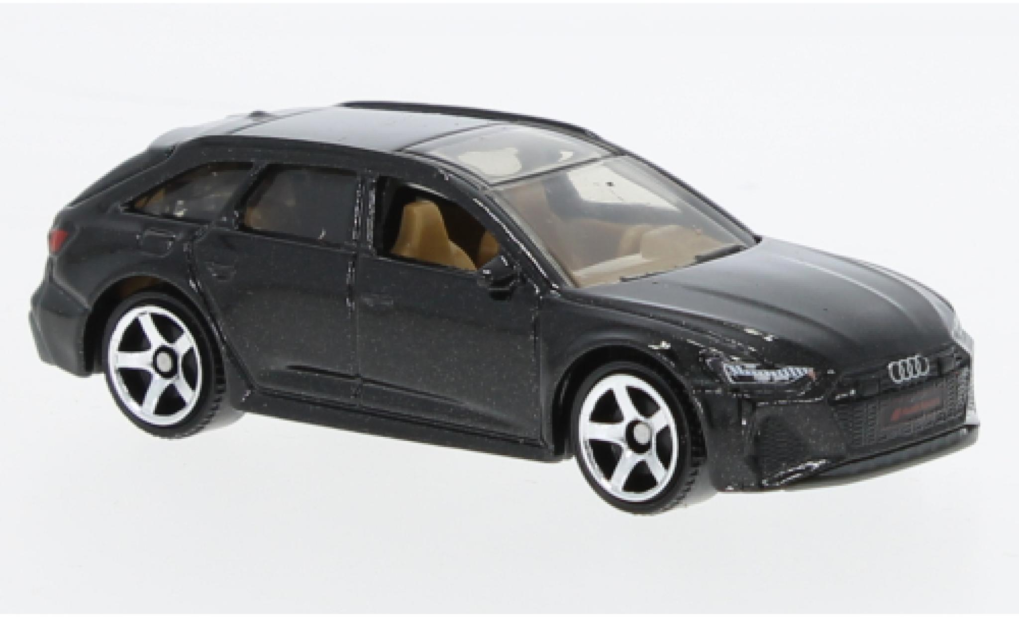 Audi RS6 1/64 Matchbox Avant metallise nero 2023 modellino in miniatura