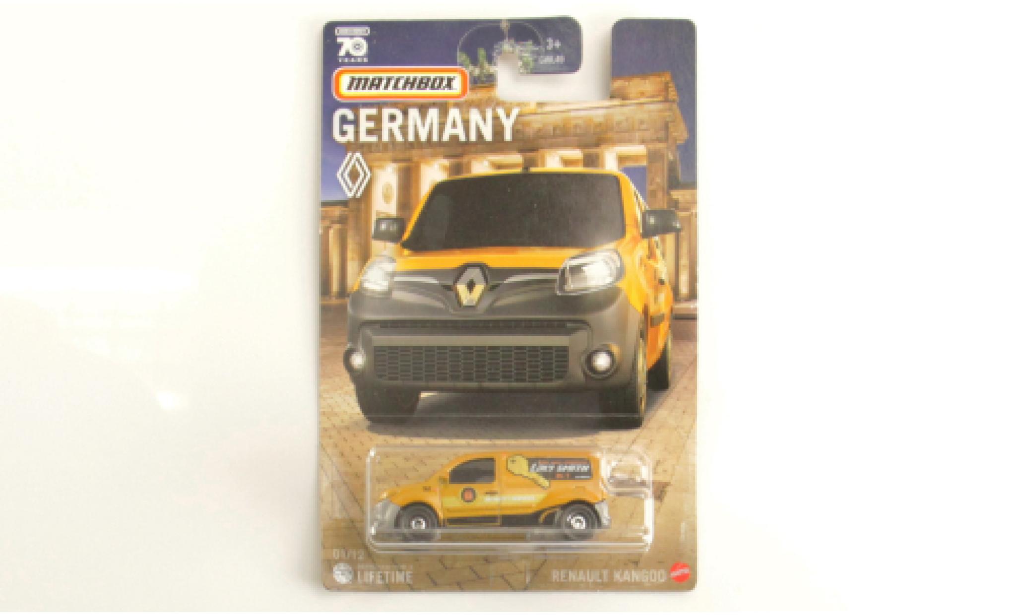 Renault Kangoo 1/64 Matchbox metallise brun clair modellino in miniatura