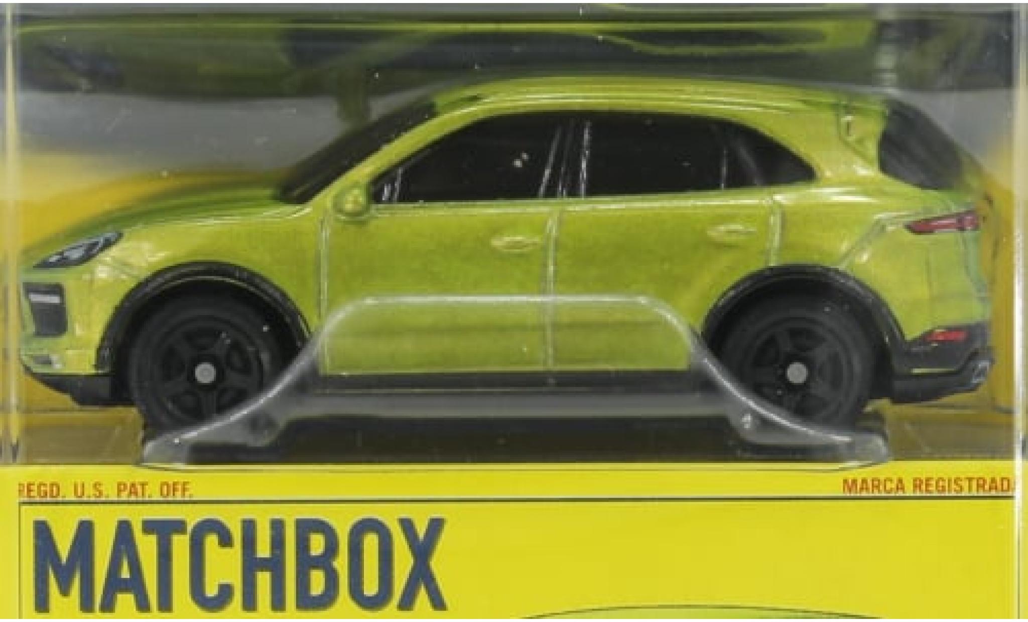 Porsche Cayenne Turbo 1/64 Matchbox metallise grün 1:64 modellino in miniatura