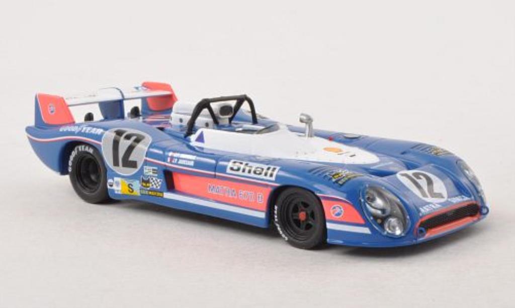 Matra MS670B 1/43 IXO No.12 24h Le Mans 1973 modellino in miniatura