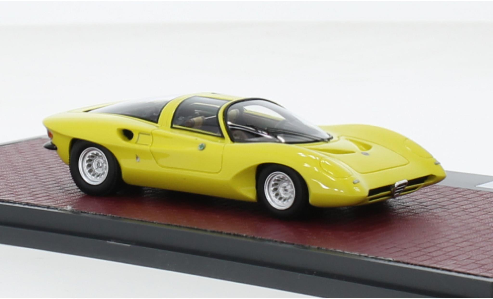 Alfa Romeo 33 1/43 Matrix -2 Coupe Speciale Pininfarina gelb 1969 1:43 modellino in miniatura