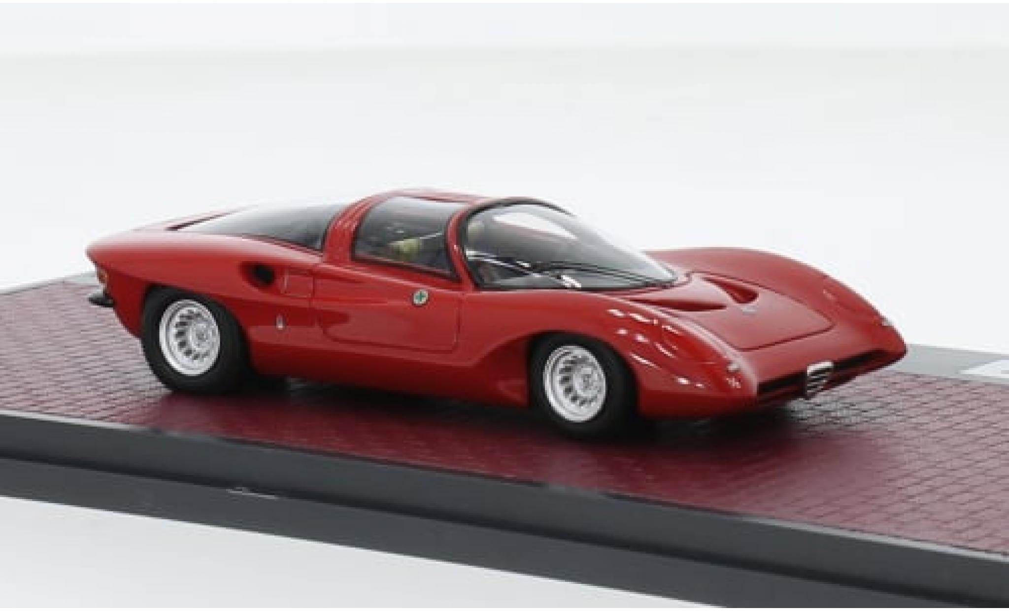 Alfa Romeo 33 1/43 Matrix -2 Coupe Speciale Pininfarina rot 1969 1:43 modellino in miniatura