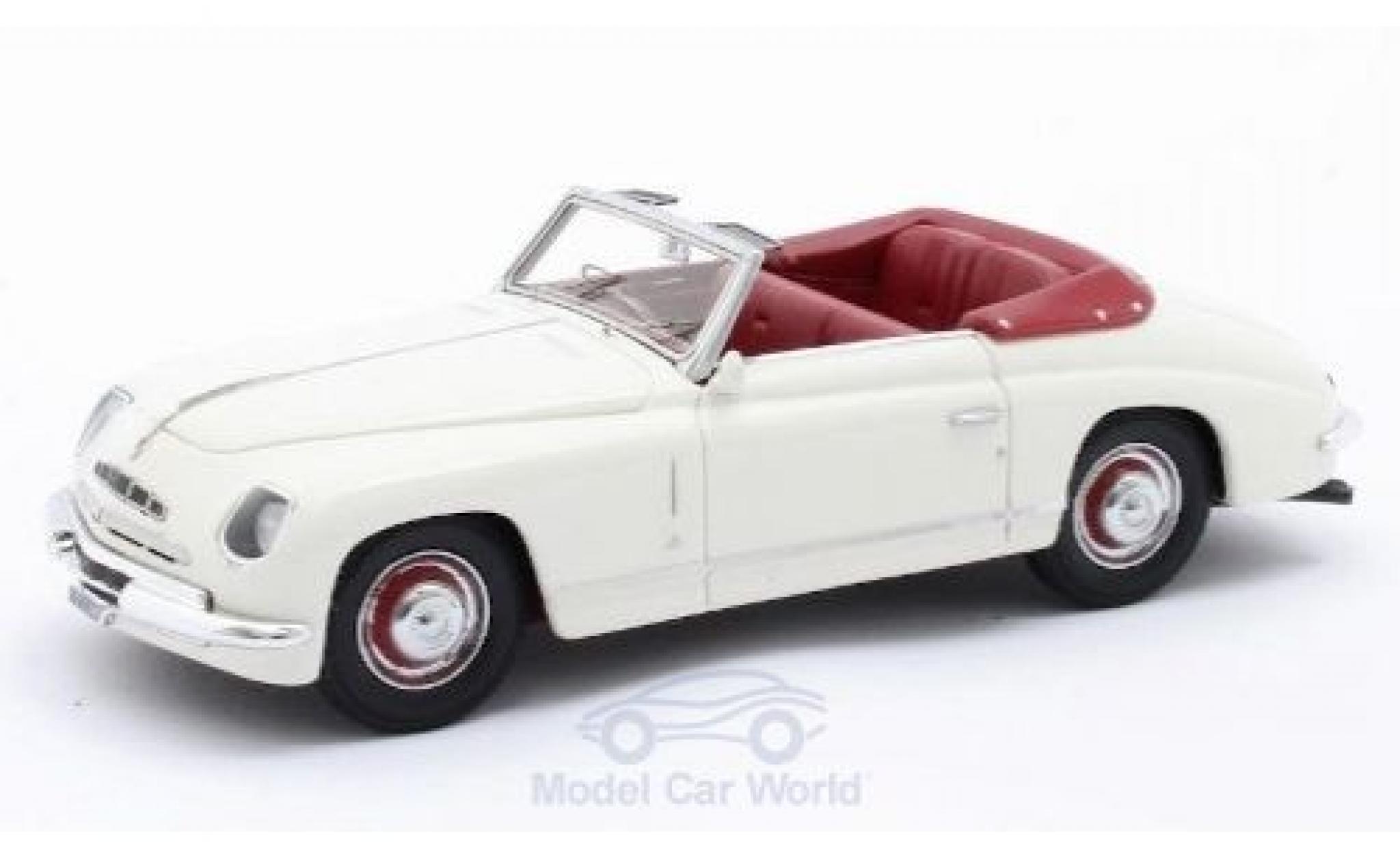 Alfa Romeo 6C 1/43 Matrix 2500 Ghia Convertibile bianco RHD 1947 modellino in miniatura