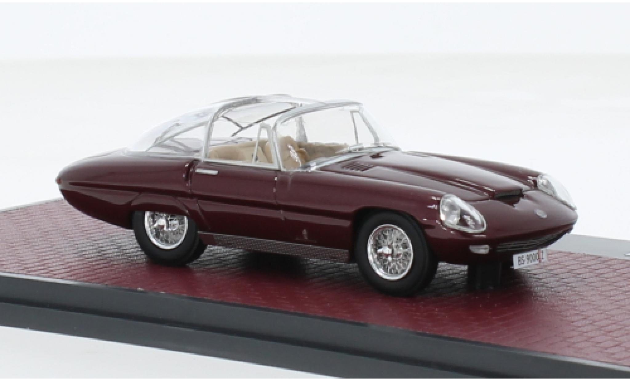 Alfa Romeo 6C 1/43 Matrix 3000 Superflow IV Pininfarina metallise rot 1960 1:43 modellino in miniatura
