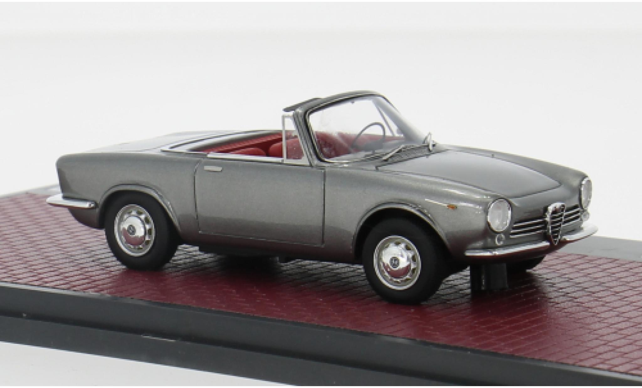 Alfa Romeo Giulia 1/43 Matrix GT Spider Prototipo grau 1963 1:43 modellino in miniatura