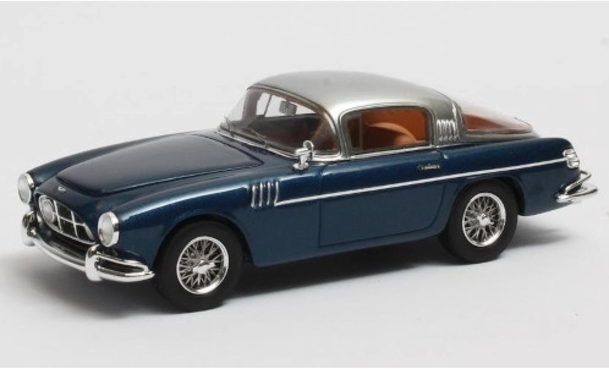 Aston Martin DB2/4 1/43 Matrix Vignale metallico blu/grigio 1954 châssis LML/802: King Baudoin of Belgium modellino in miniatura