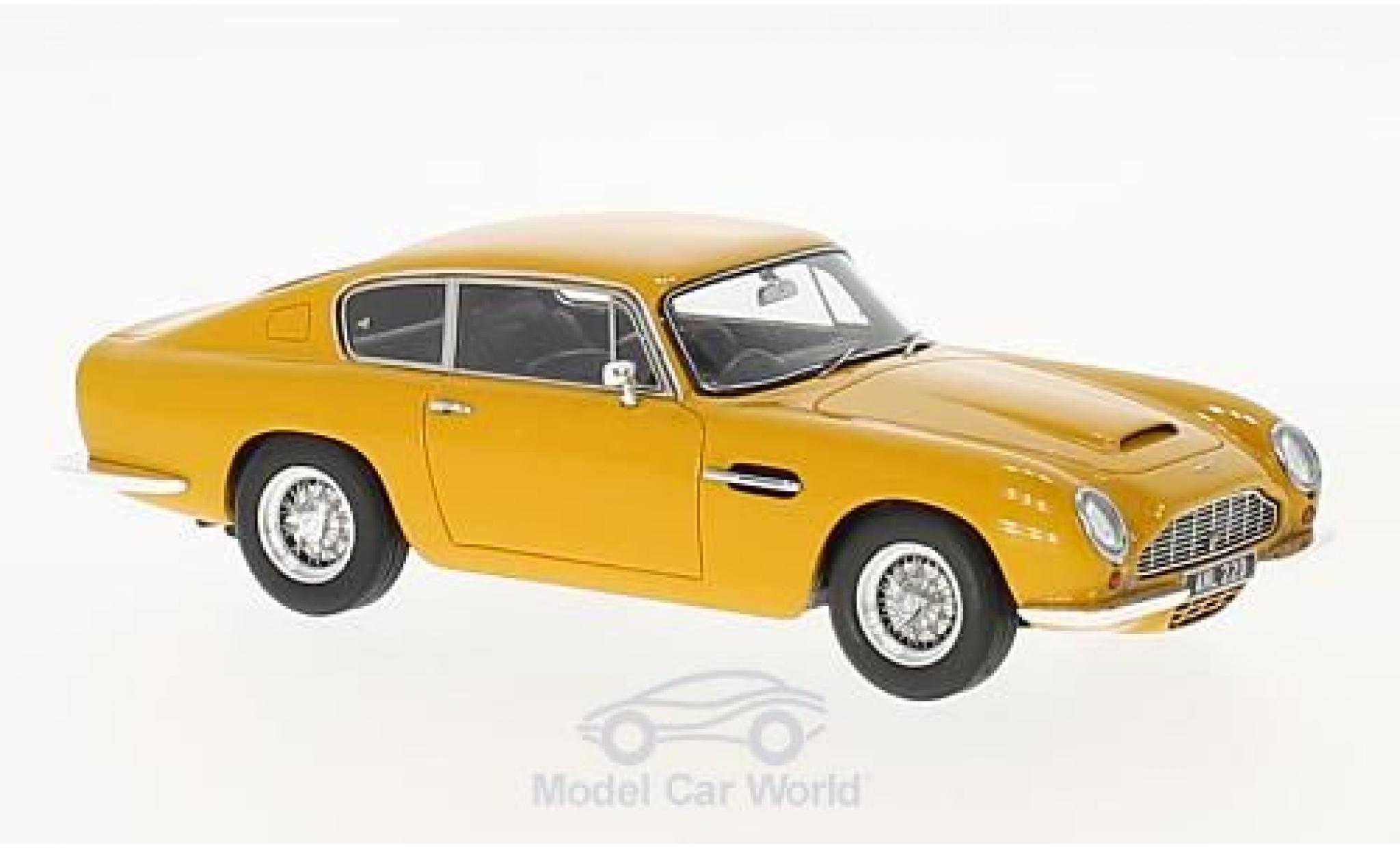 Aston Martin DB6 1/43 Matrix giallo RHD 1965 modellino in miniatura