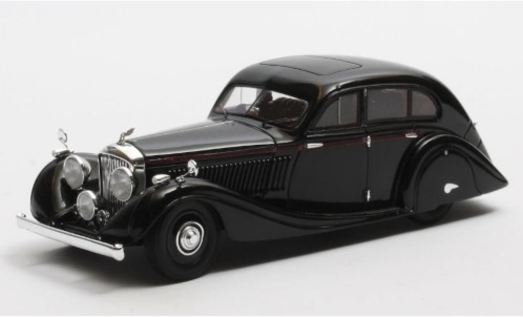 Bentley 4.5 1/43 Matrix Litre Gurney-Nutting Airflow Saloon nero RHD 1936 #B81GP modellino in miniatura
