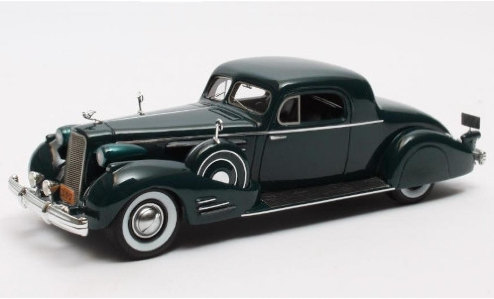 Cadillac V16 1/43 Matrix Series 90 Fleetwood Coupe verde 1937 modellino in miniatura