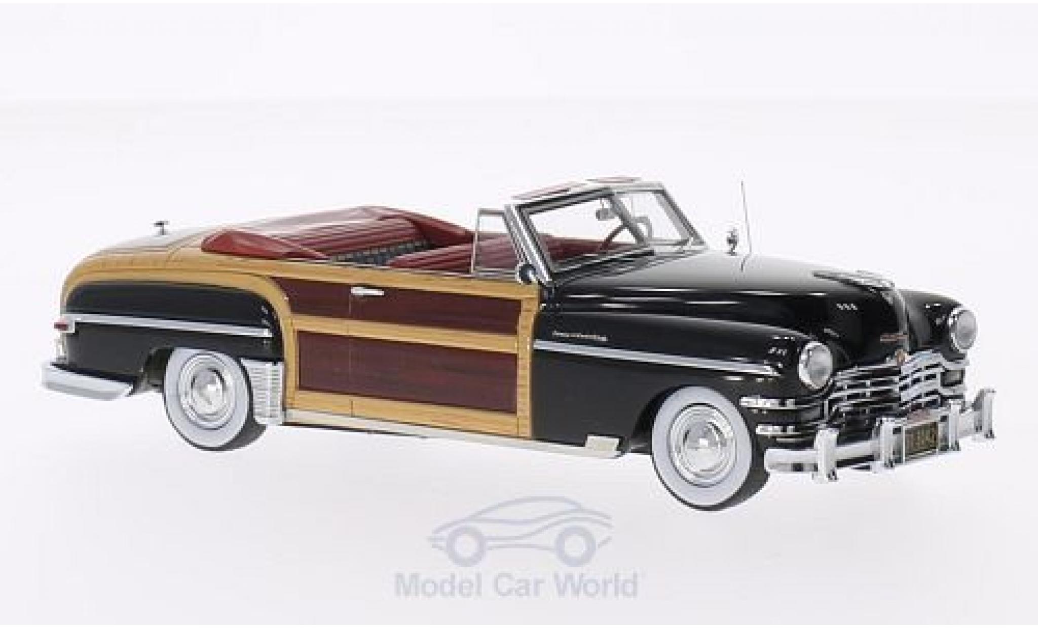 Chrysler Town & Country 1/43 Matrix Convertibile nero/Holzoptik 1949 modellino in miniatura