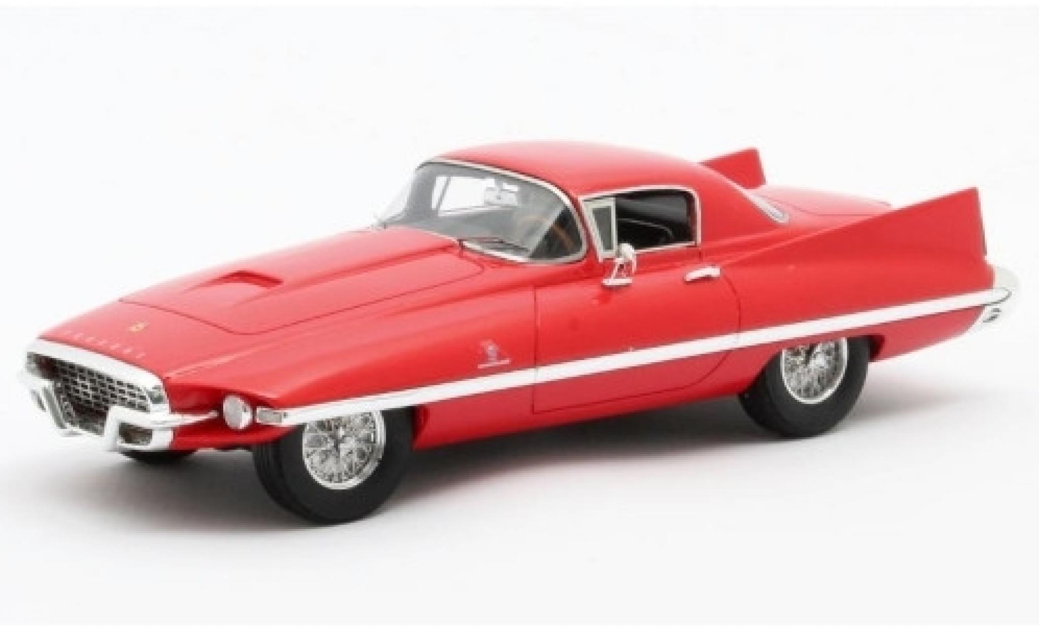 Ferrari 410 1/43 Matrix Superamerica Coupe Ghia rosso 1955 Fahrgestell-n° 0473SA modellino in miniatura