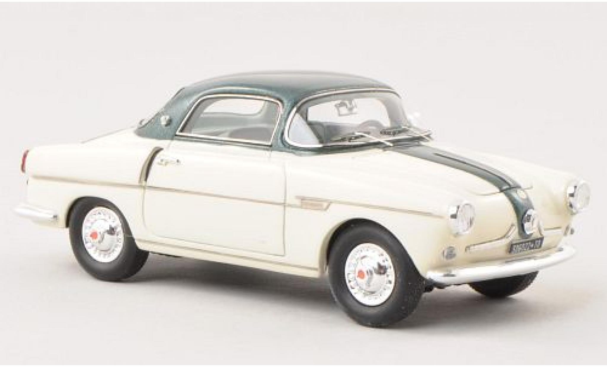 Fiat 600 1/43 Matrix Viotto beige/metallico verde modellino in miniatura