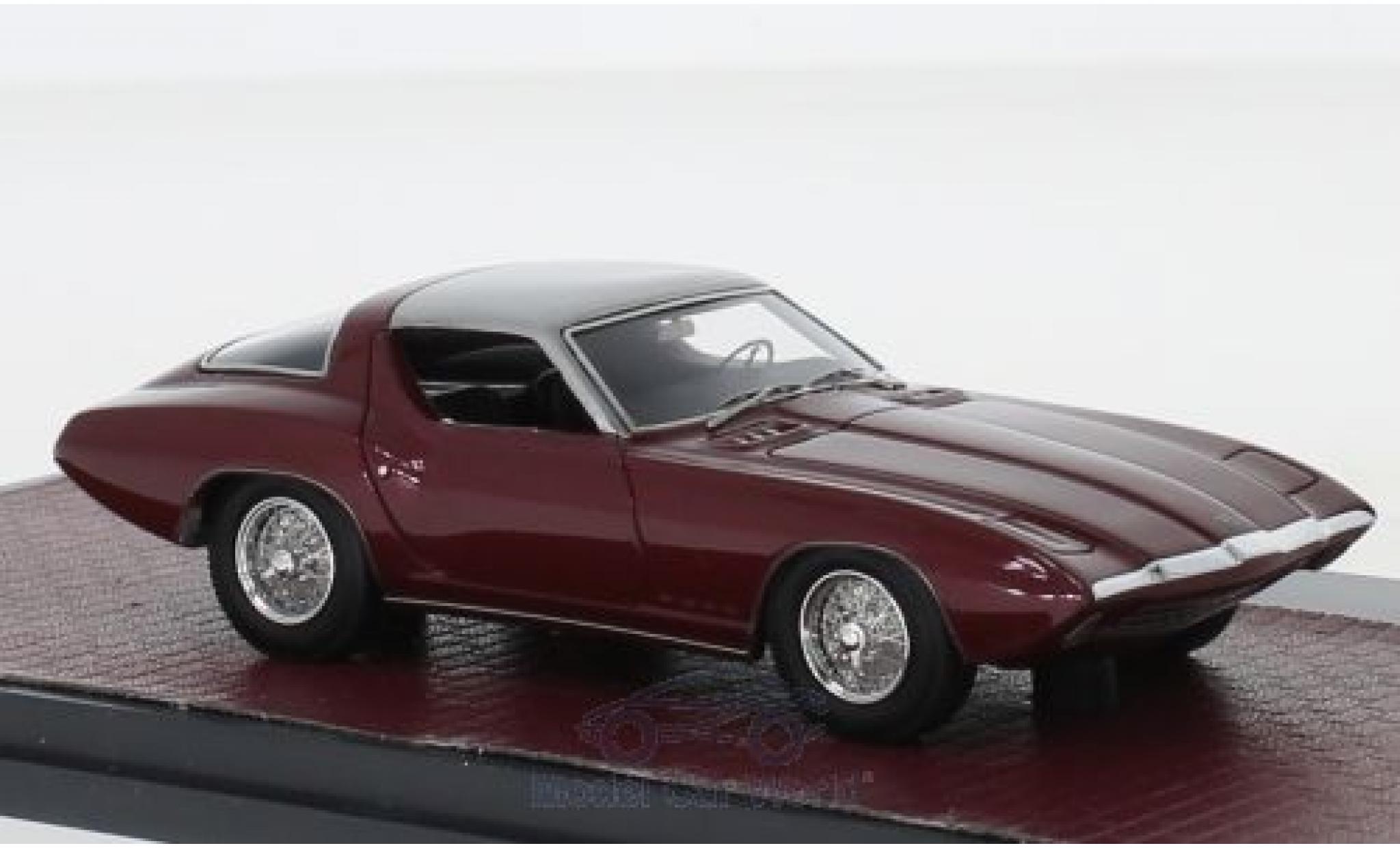 Ford Cougar 1/43 Matrix II Concept rosso/grigio 1963 #CSX2008 modellino in miniatura