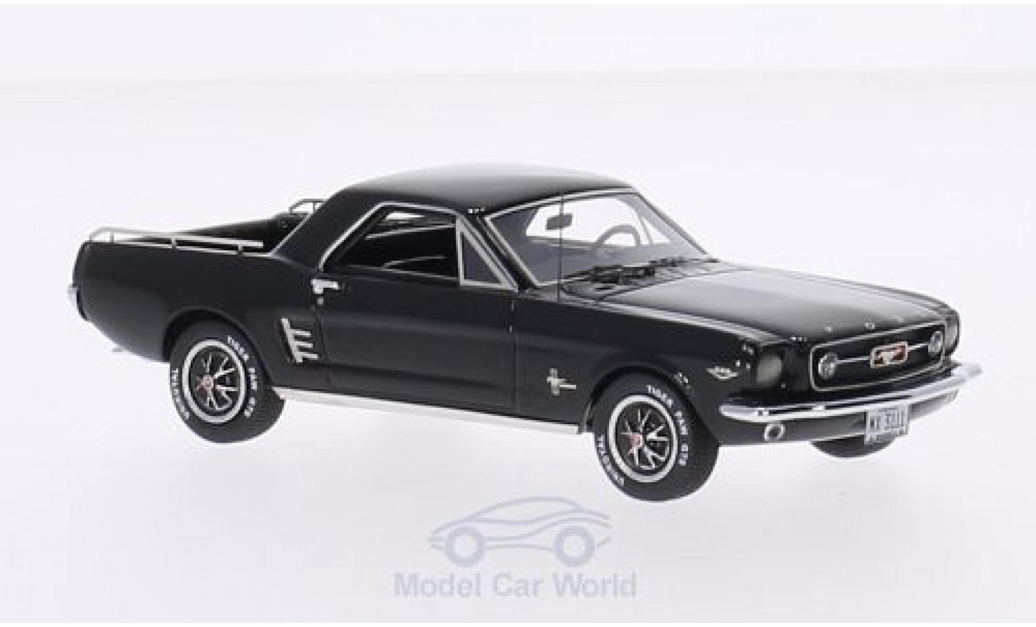 Ford Mustang 1/43 Matrix Mustero nero 1966 modellino in miniatura