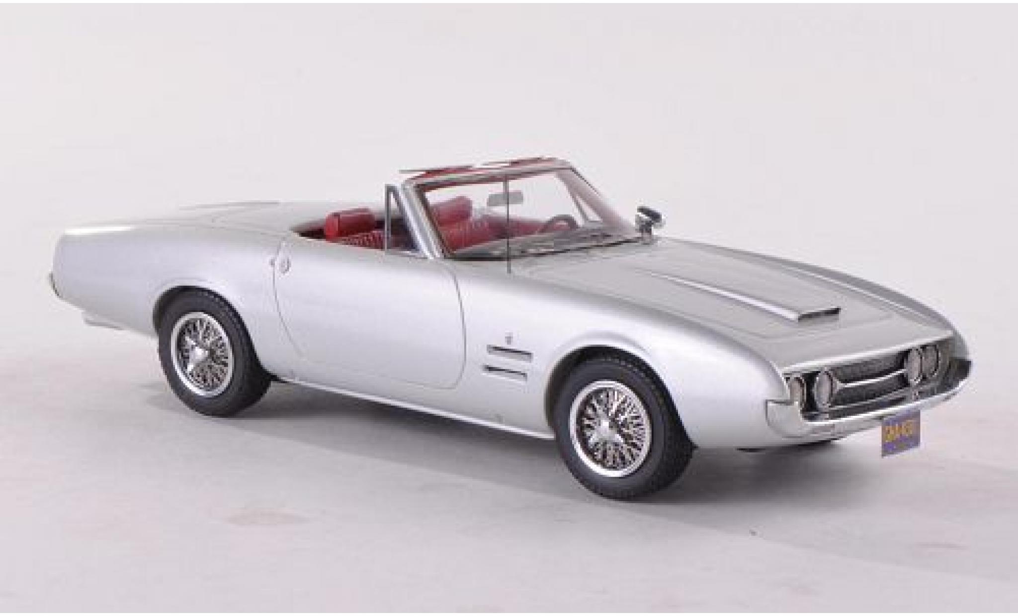 Ghia 450 1/43 Matrix SS Cabriolet grigio 1966 modellino in miniatura