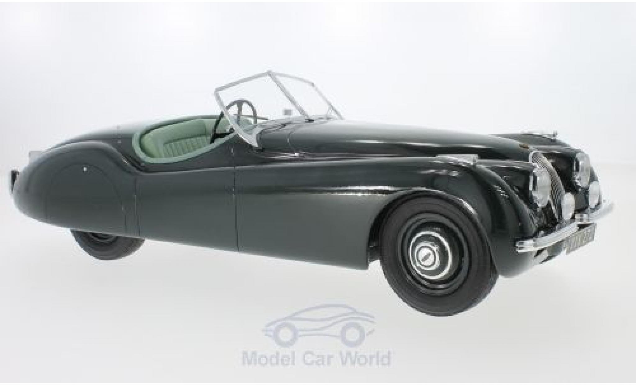 Jaguar 120 1/12 Matrix OTS verde RHD 1964 modellino in miniatura