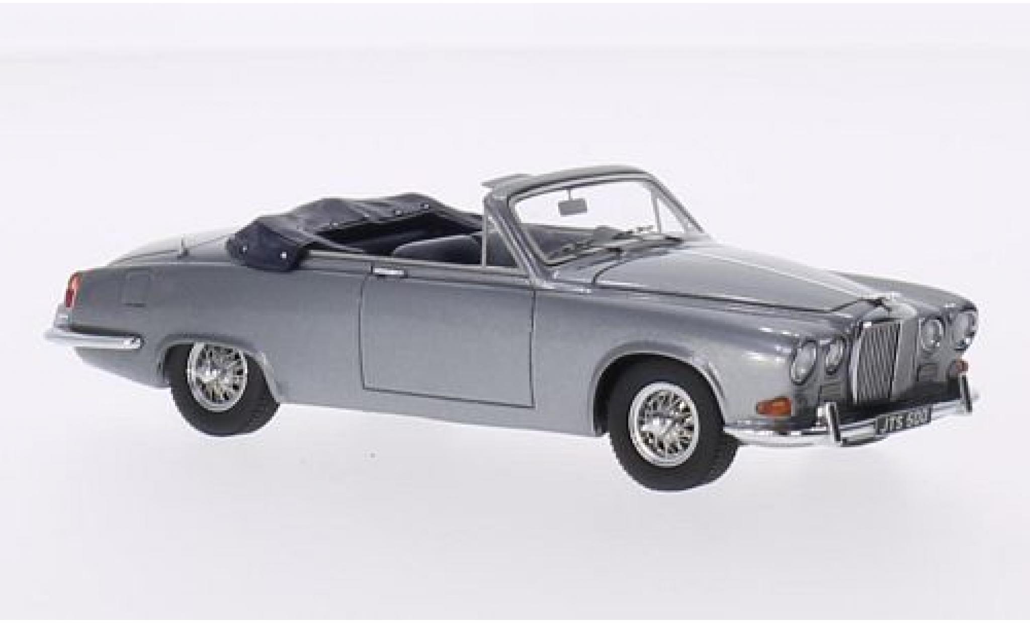 Jaguar 420 1/43 Matrix Harold Radford Convertibile metallico grigio RHD 1967 modellino in miniatura