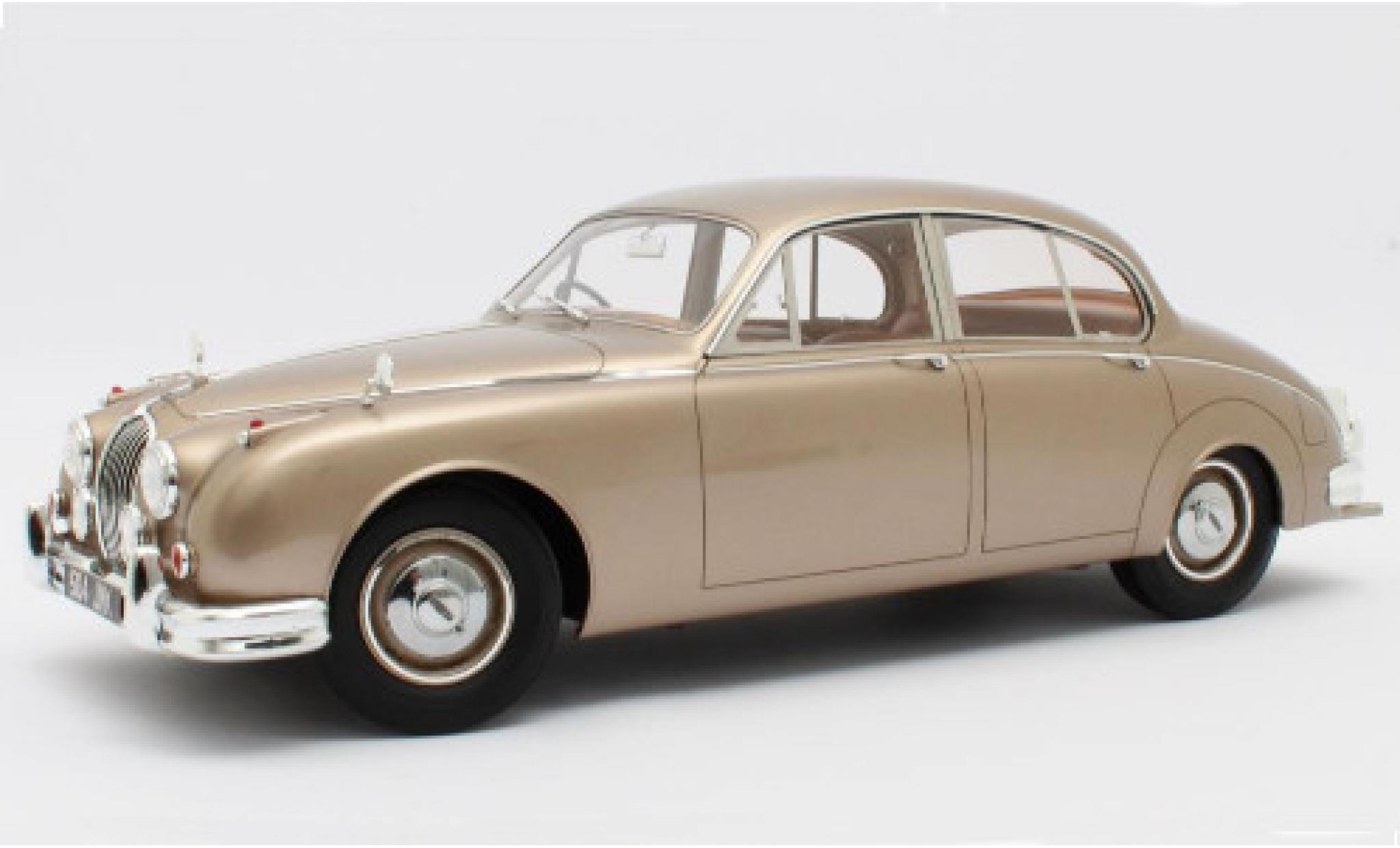 Jaguar MK 1/12 Matrix II gold RHD 1959 modellino in miniatura