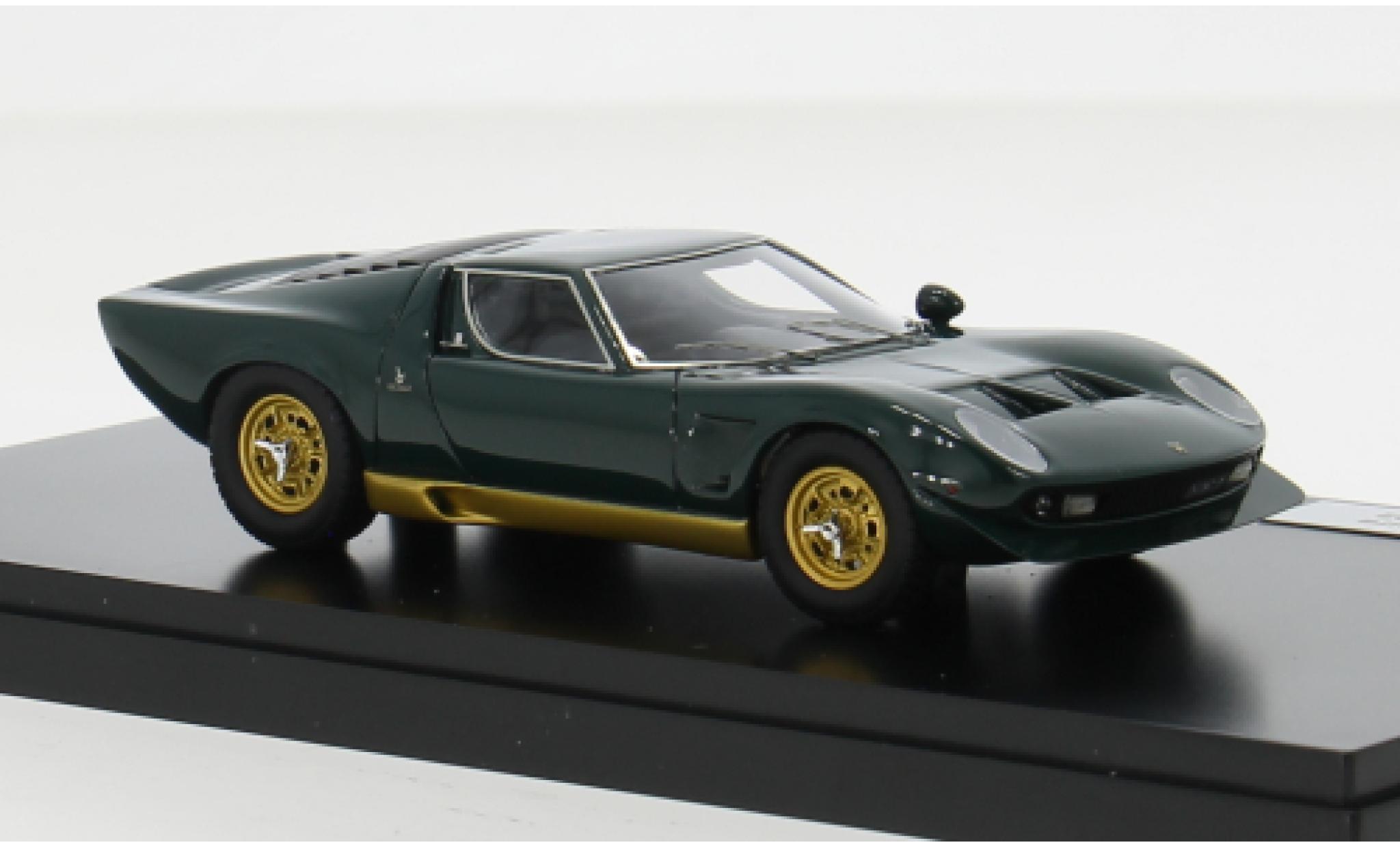 Lamborghini Miura 1/43 Matrix P400 S grün 1969 1:43 modellino in miniatura