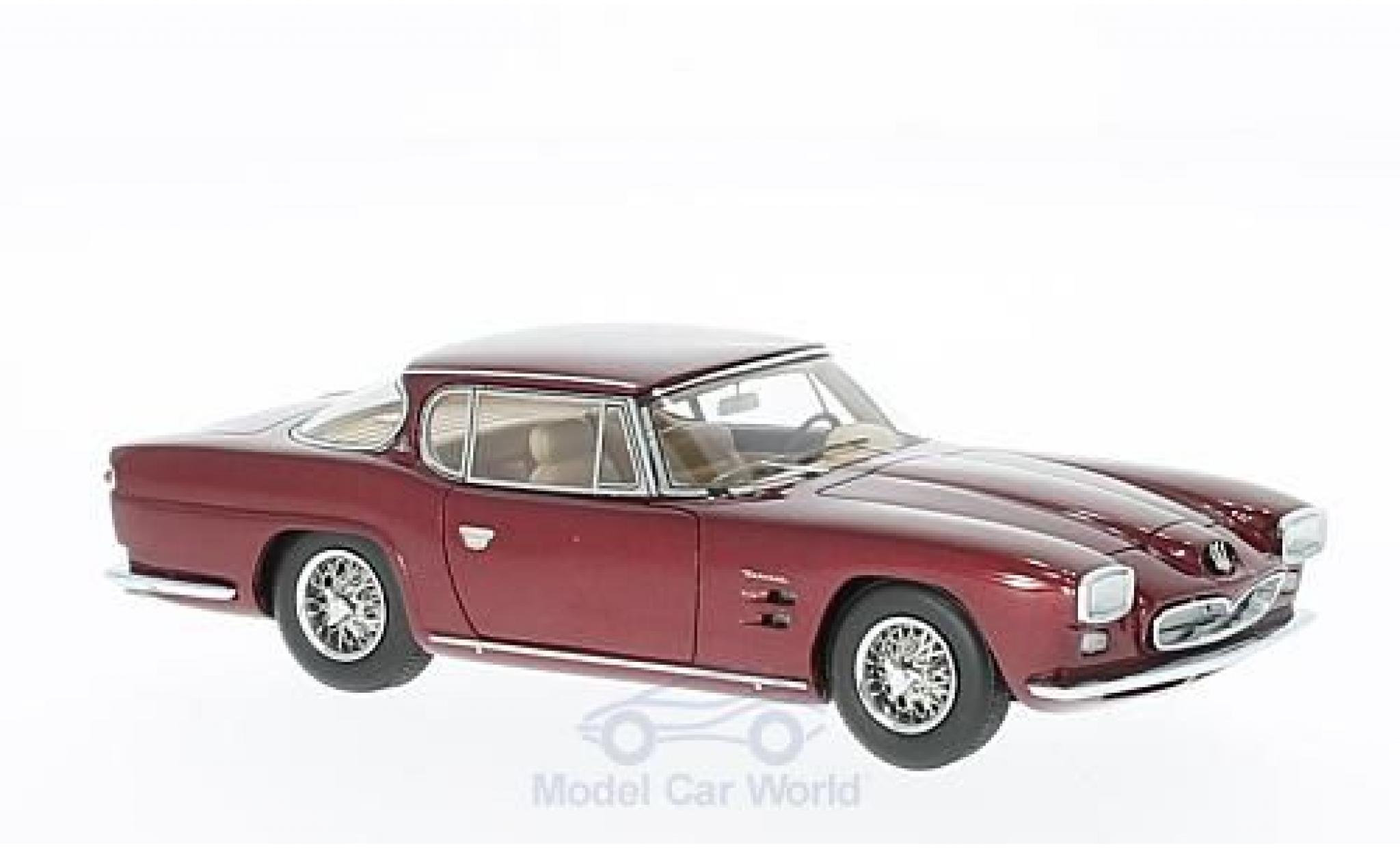 Maserati 5000 GT 1/43 Matrix Frua Coupe metallico rosso 1963 modellino in miniatura