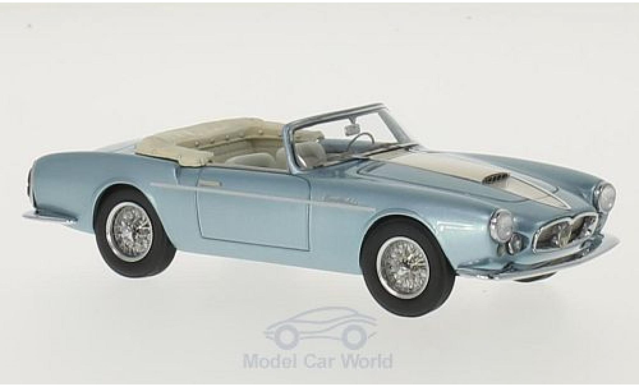 Maserati A6 1/43 Matrix G 2000 Gran Sport Spyder Frua metallico blu/beige 1957 Louwman Museum Collection modellino in miniatura