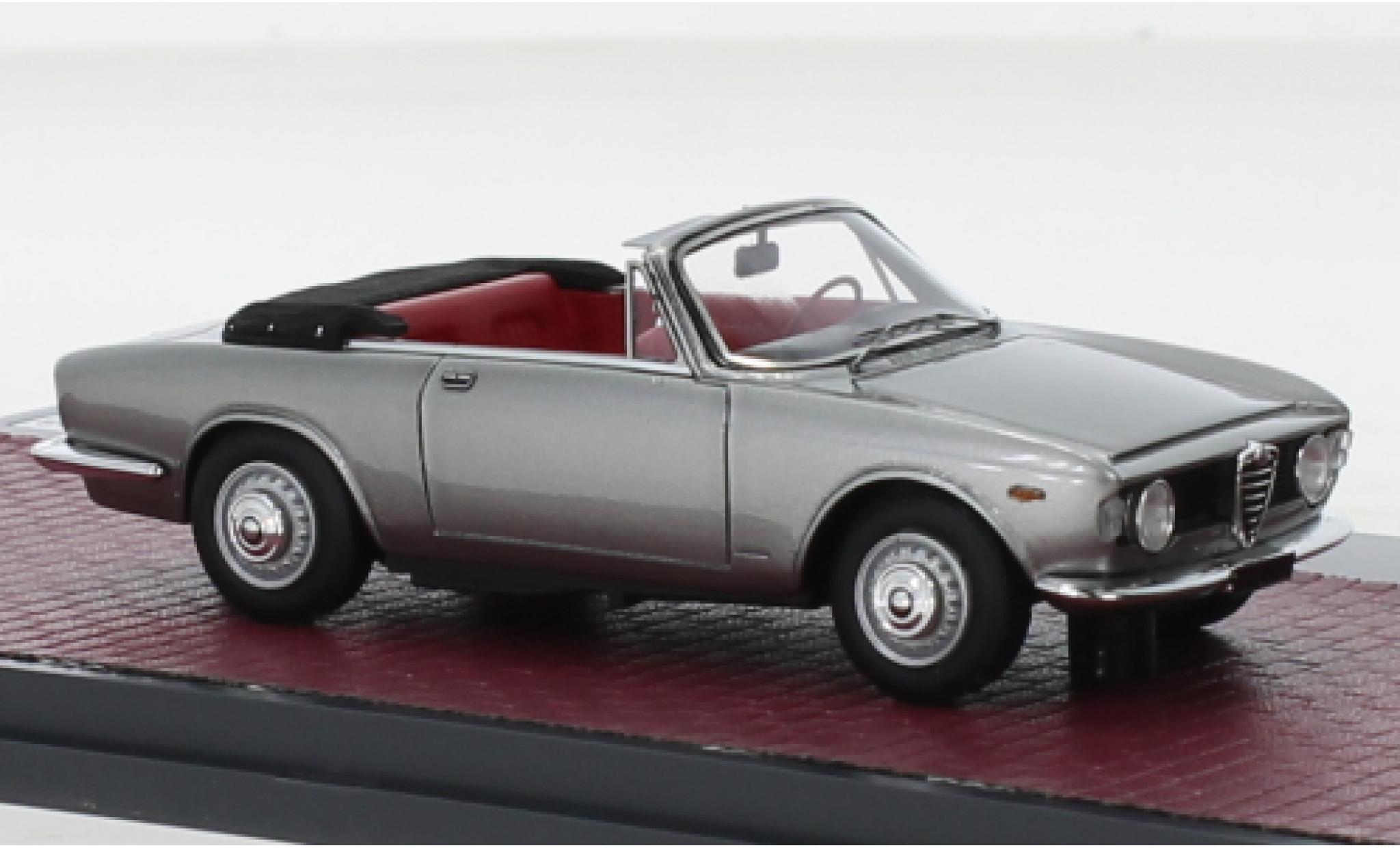 Alfa Romeo Giulia 1/43 Matrix GTC Touring cabriolet metallise grigio 1964 modellino in miniatura