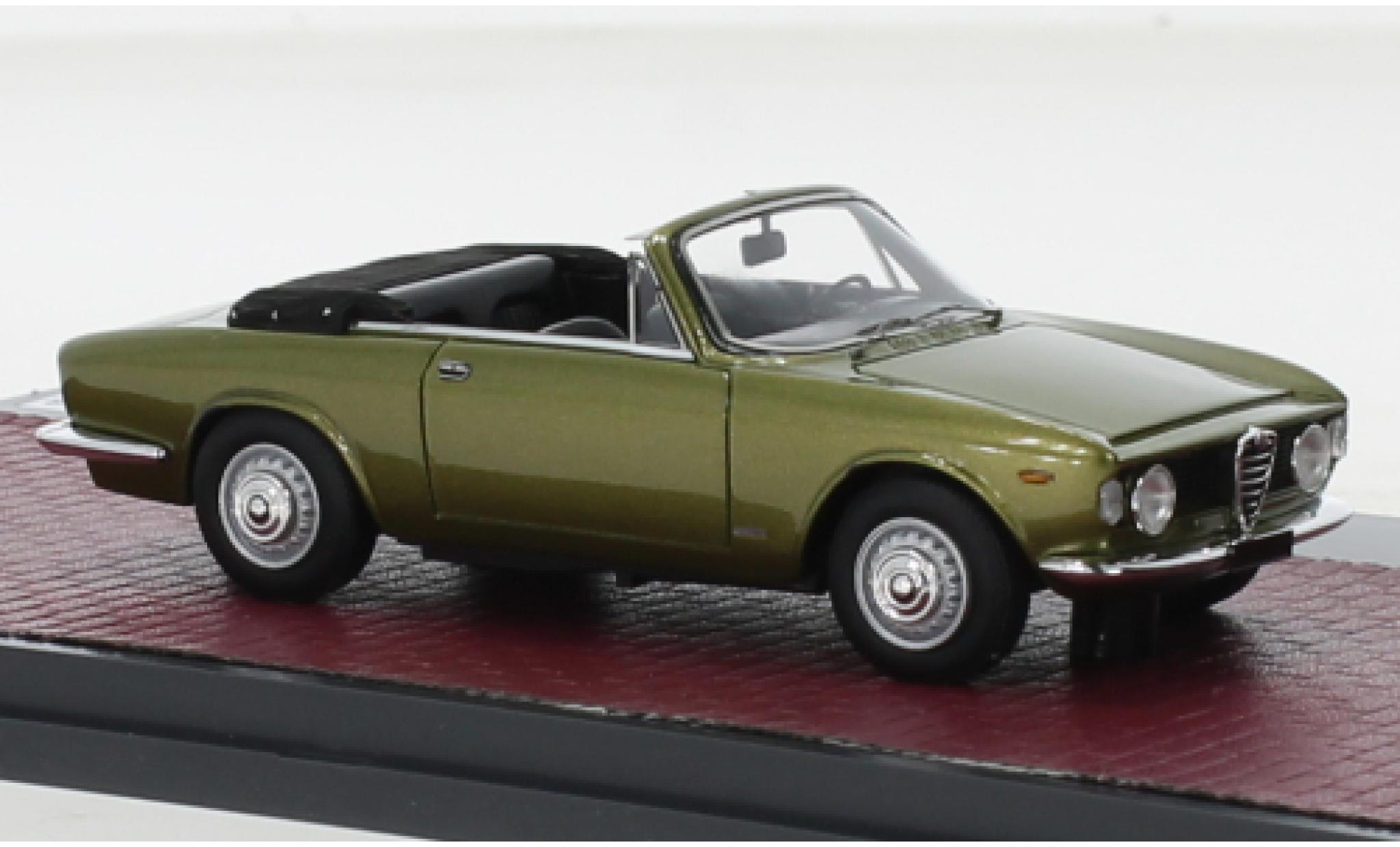 Alfa Romeo Giulia 1/43 Matrix GTC Touring cabriolet metallise verde 1964 modellino in miniatura