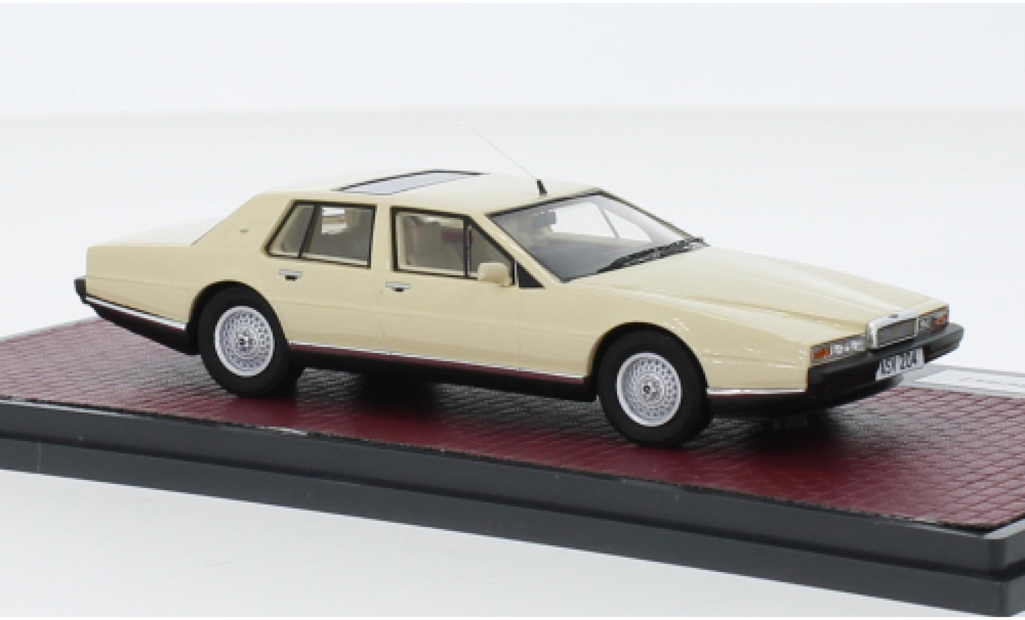 Aston Martin Lagonda 1/43 Matrix S2 beige clair RHD 1980 modellino in miniatura