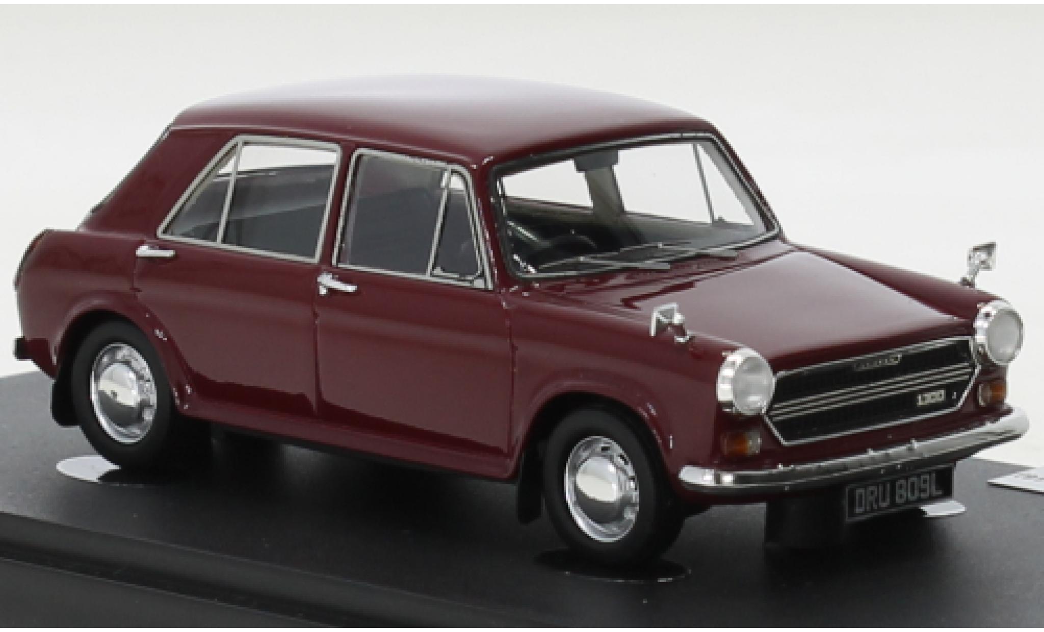 Austin 1300 1/43 Matrix MK III rosso RHD 1971 modellino in miniatura
