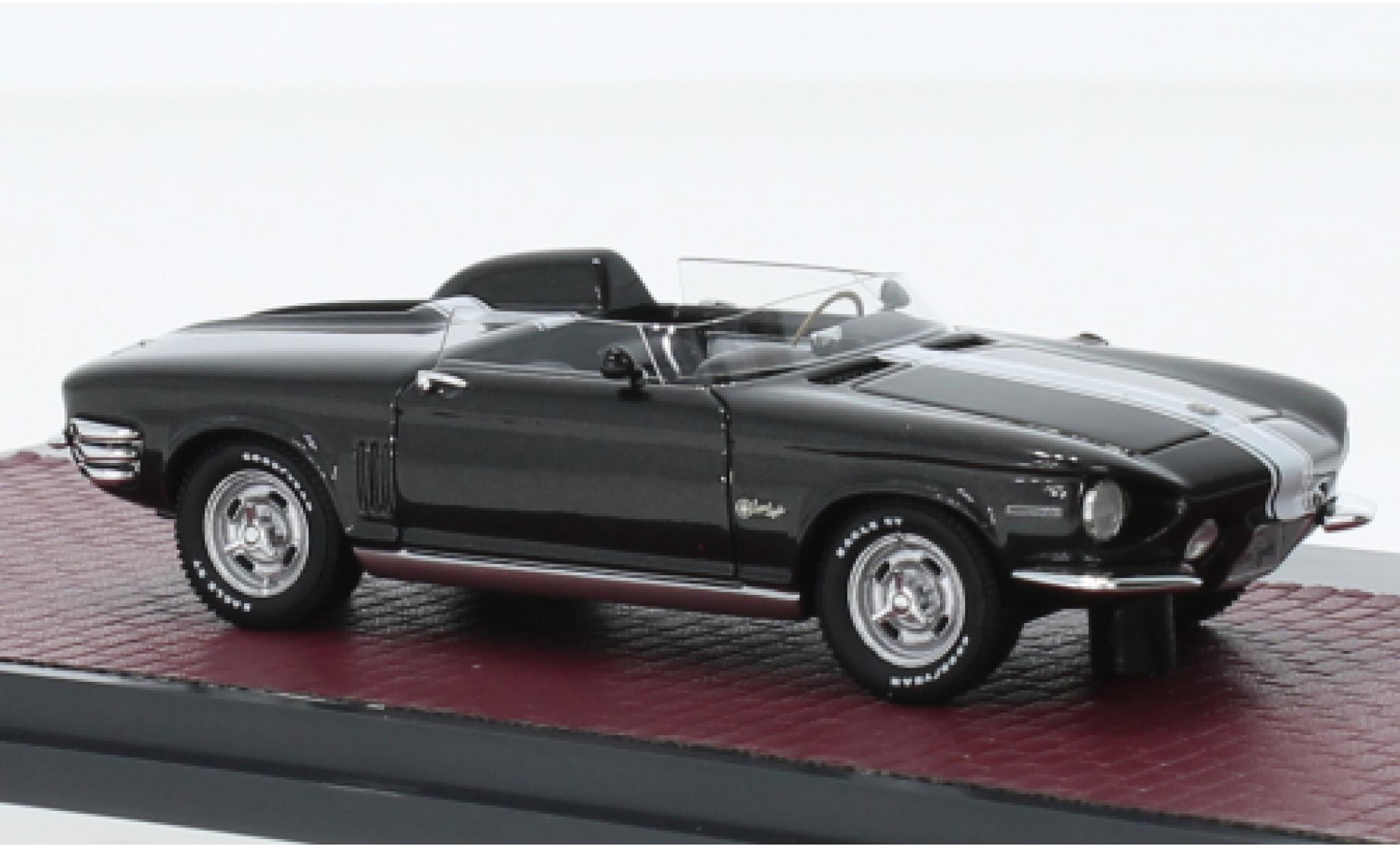 Chevrolet Corvair 1/43 Matrix Super Spyder XP-785 metallise nero/bianco 1962 modellino in miniatura