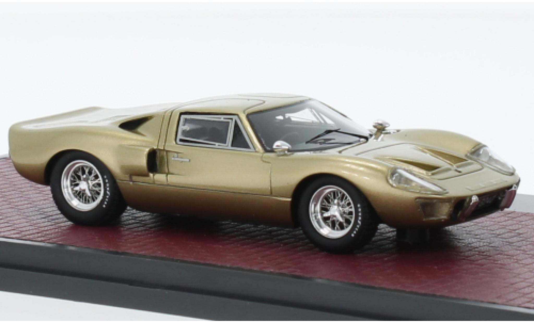 Ford GT40 1/43 Matrix MkIII doré RHD 1967 modellino in miniatura