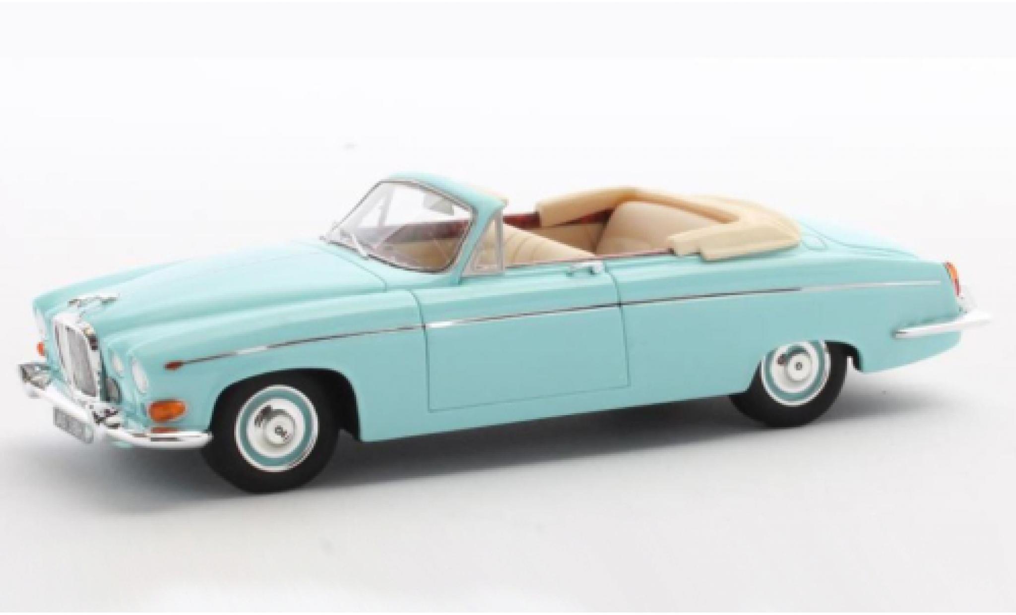 Jaguar 420 1/43 Matrix G Convertibile blu RHD 1969 modellino in miniatura