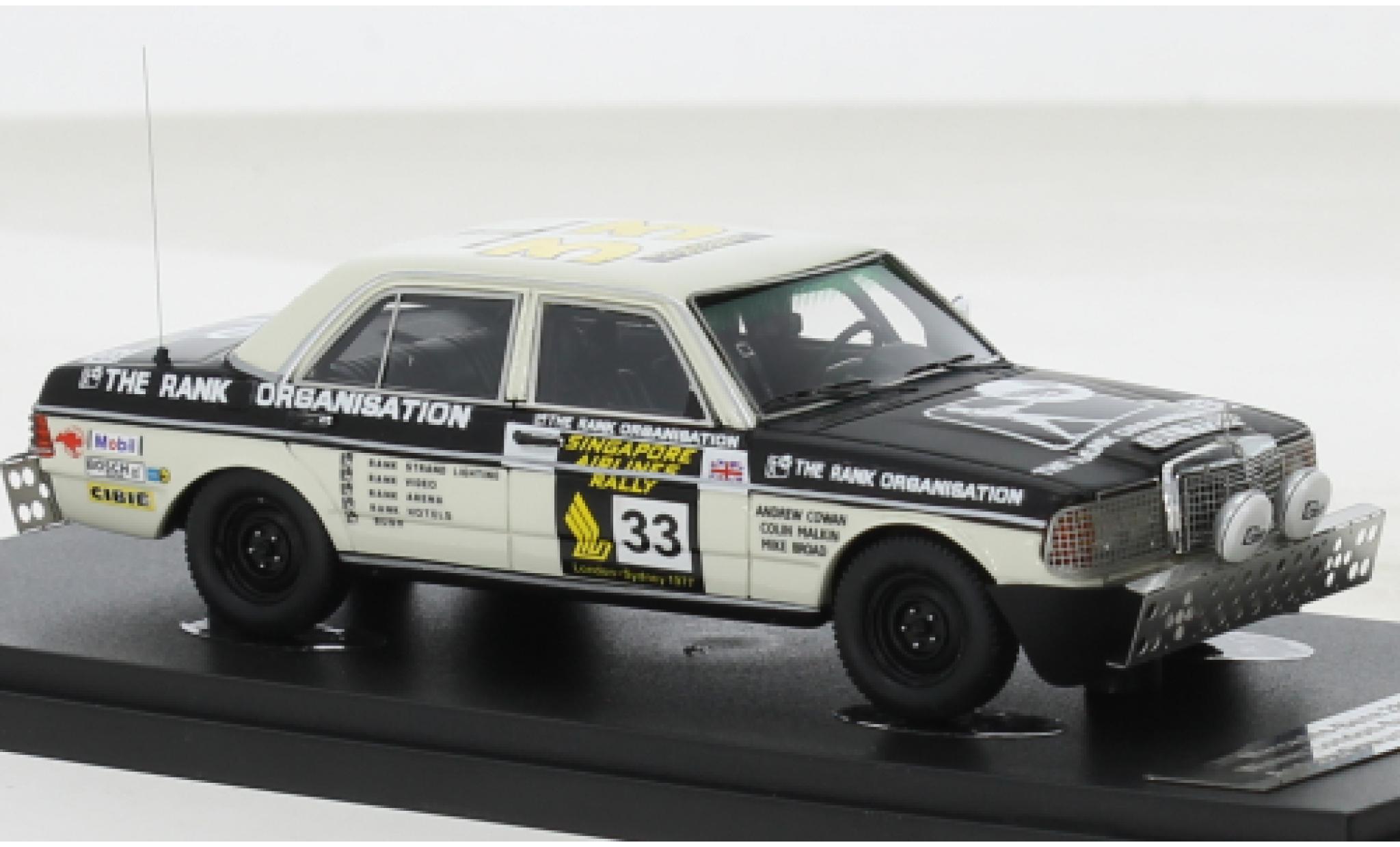 Mercedes 280 1/43 Matrix E (W123) No.33 The Rank Organisation-Daimler-Benz AG London-Sydney Marathon 1977 modellino in miniatura