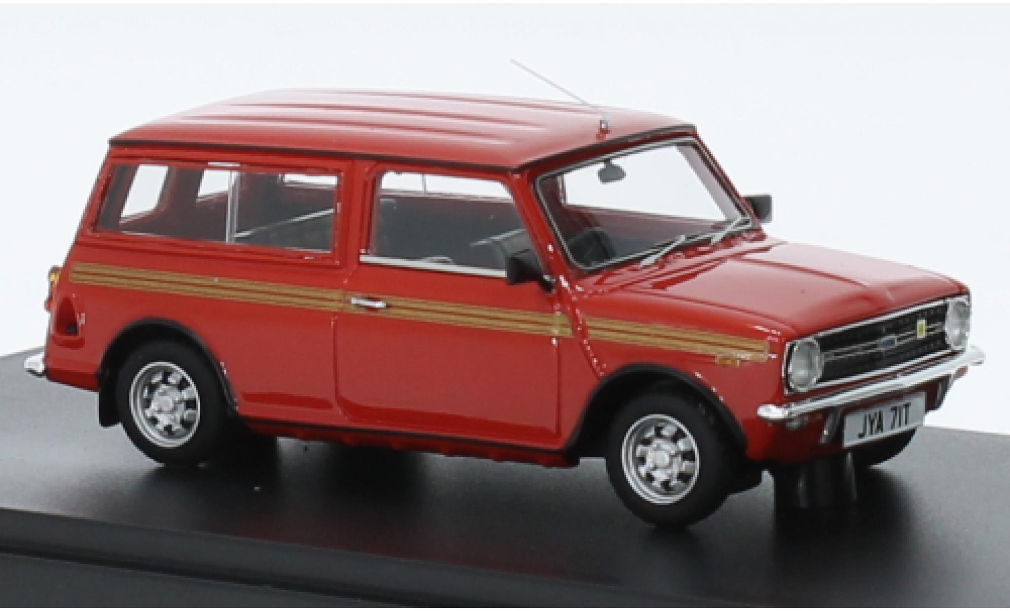 Mini Clubman 1/43 Matrix biens rosso RHD 1969 modellino in miniatura