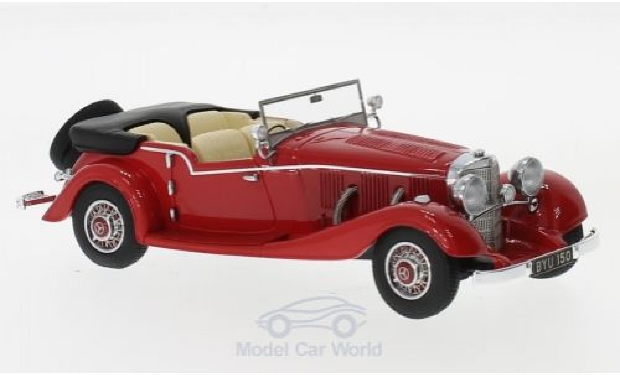 Mercedes 500 K 1/43 Matrix K Tourer Mayfair rosso RHD 1934 modellino in miniatura