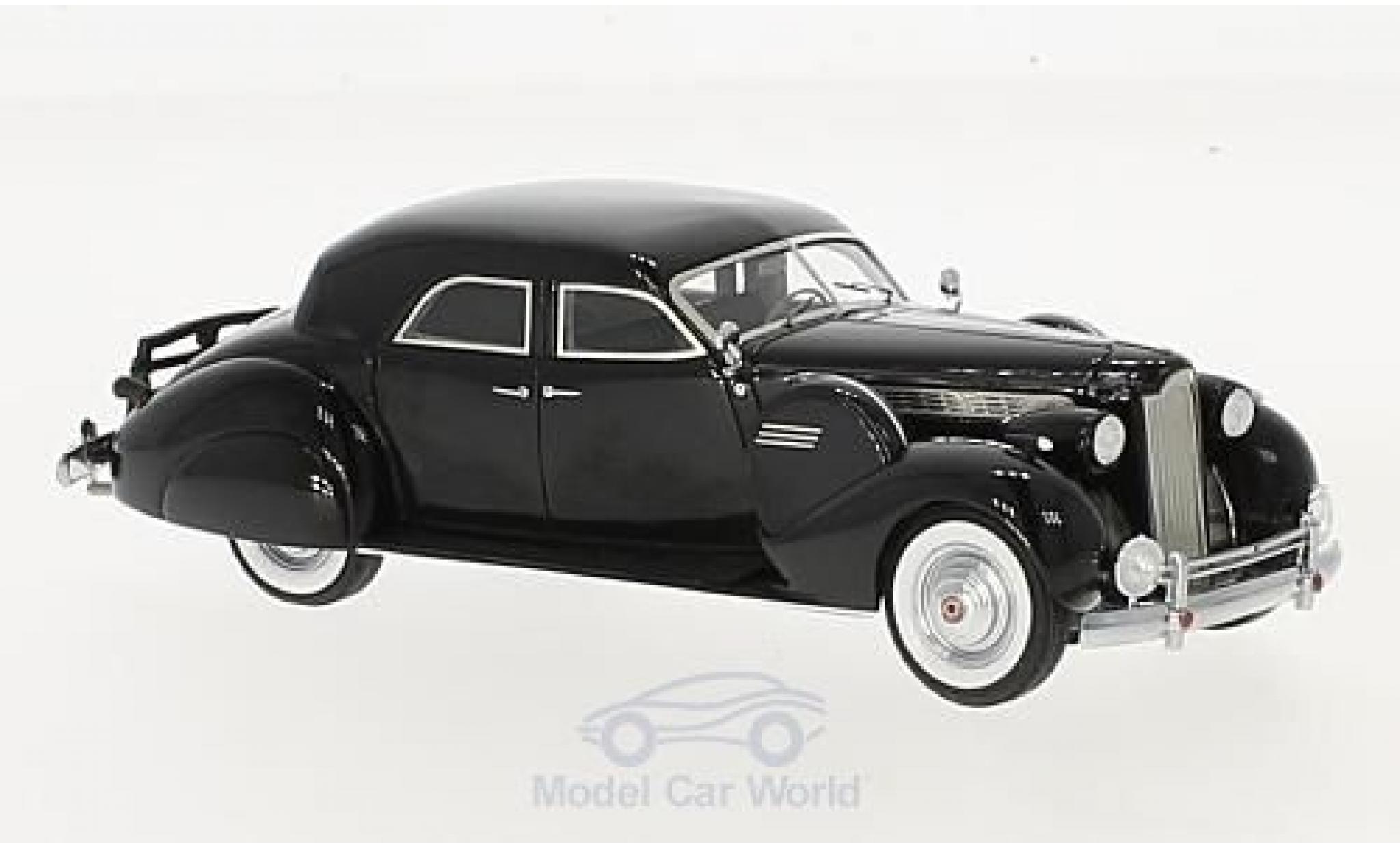 Packard Super 8 1/43 Matrix Sport Sedan by Darrin nero 1940 modellino in miniatura